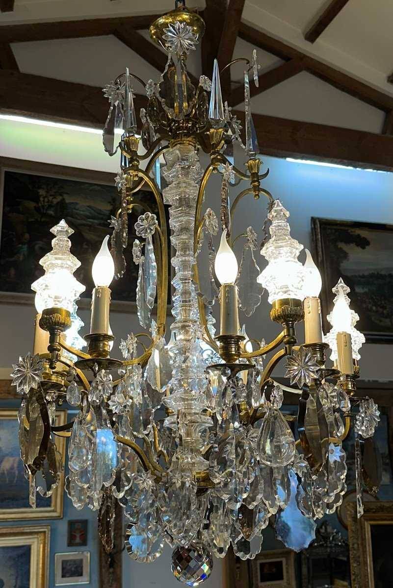 Achète lustre cristal 15 lumières 100 cm