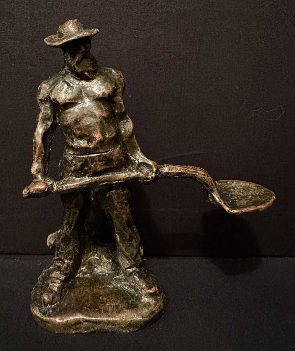 Bronze le terrassier par Aimé- Jules DALOU